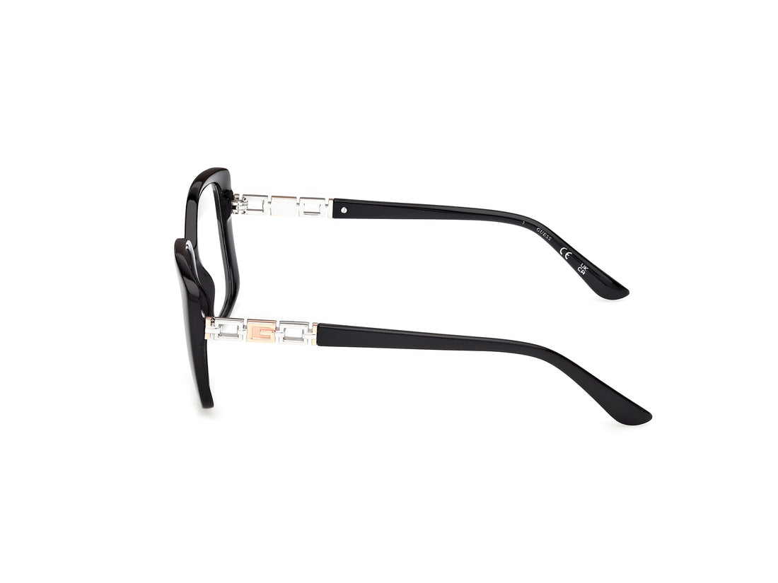 Occhiali da vista guess gu50359 001 negro butterfly femenino taglia 52mm - Vista dettagliata