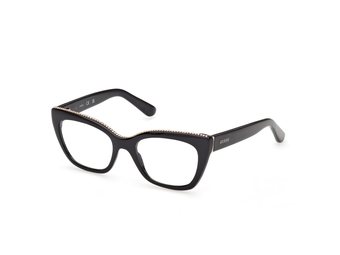 Lunettes de vue guess gu50361 001 negro square femenino taille 50mm - Vue principale