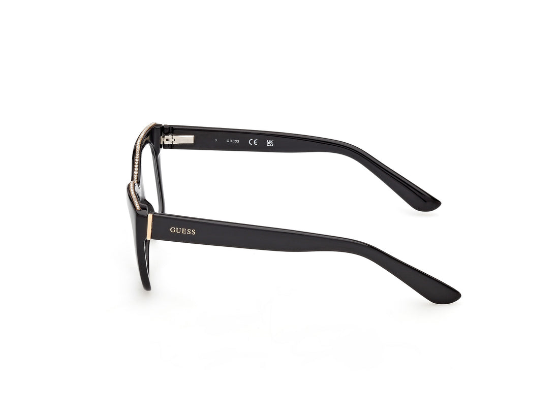Occhiali da vista guess gu50361 001 negro square femenino taglia 50mm - Vista dettagliata