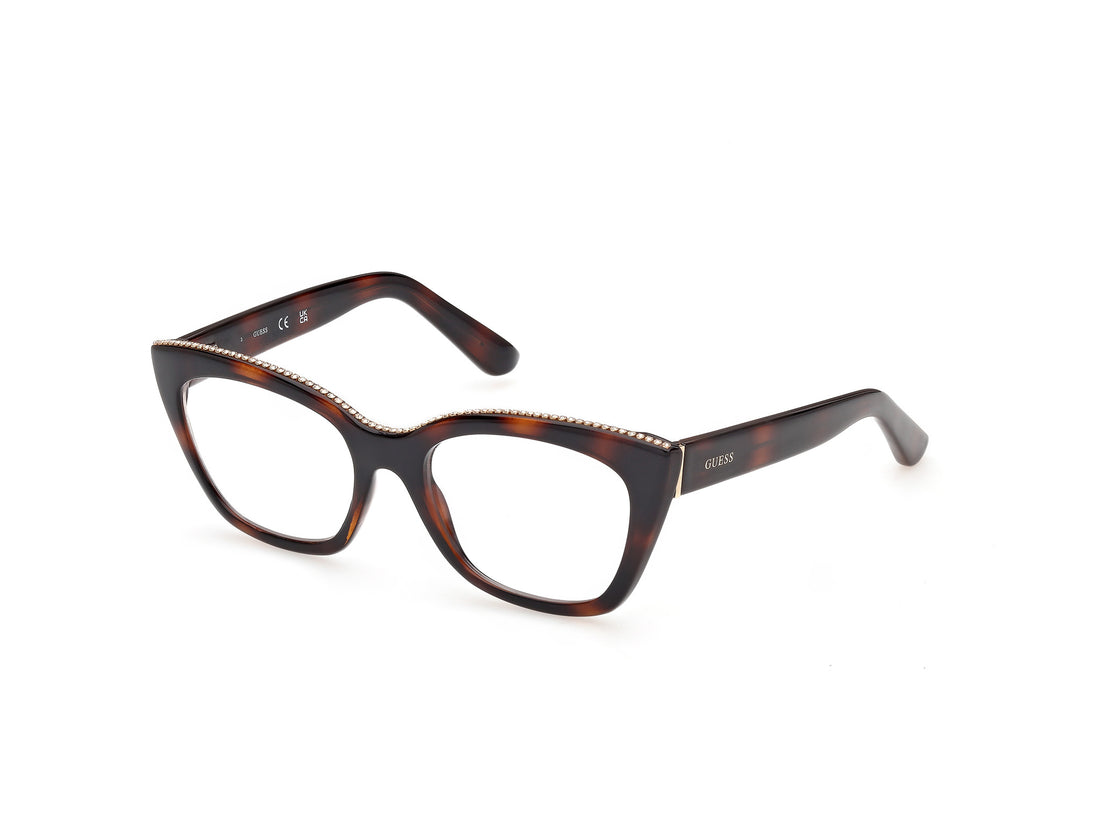 Lunettes de vue guess gu50361 052 havana square femenino taille 52mm - Vue principale