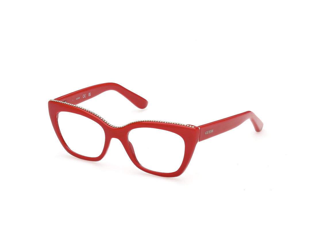 Lunettes de vue guess gu50361 066 rojo square femenino taille 50mm - Vue principale