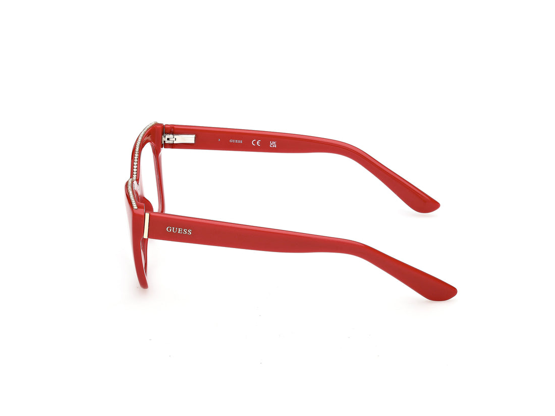 Lunettes de vue guess gu50361 066 rojo square femenino taille 50mm - Vue détaillée