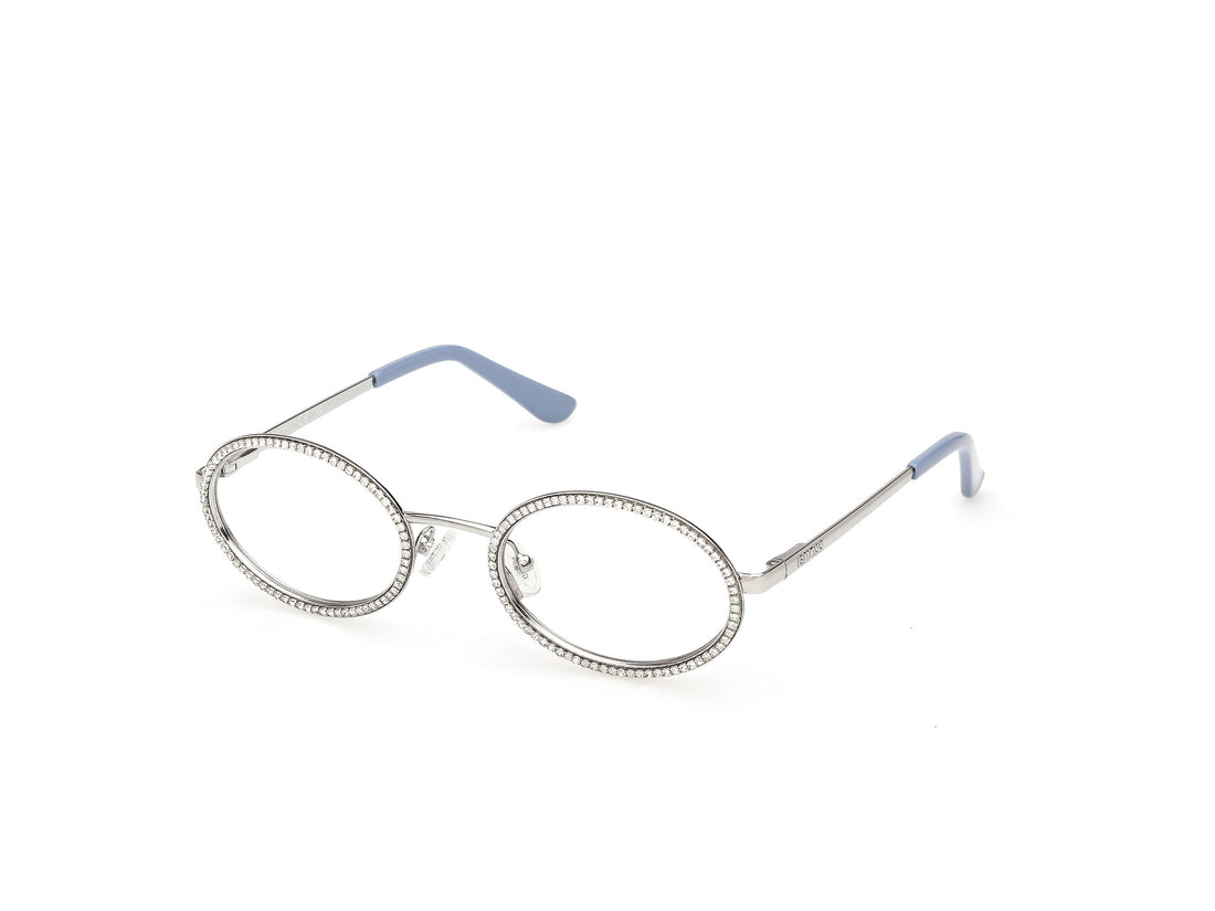 Lunettes de vue guess gu50362 010 plateado oval femenino taille 50mm - Vue principale
