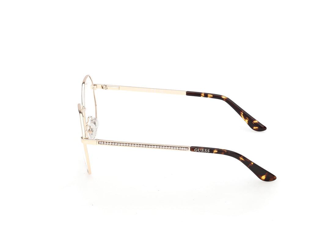 Occhiali da vista guess gu50363 032 dorado geometric femenino taglia 54mm - Vista dettagliata