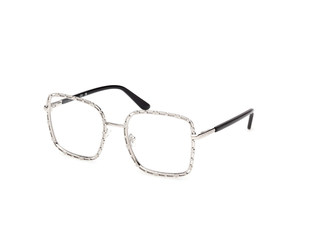 Occhiali da vista guess gu50364 010 plateado square femenino taglia 54mm - Vista principale