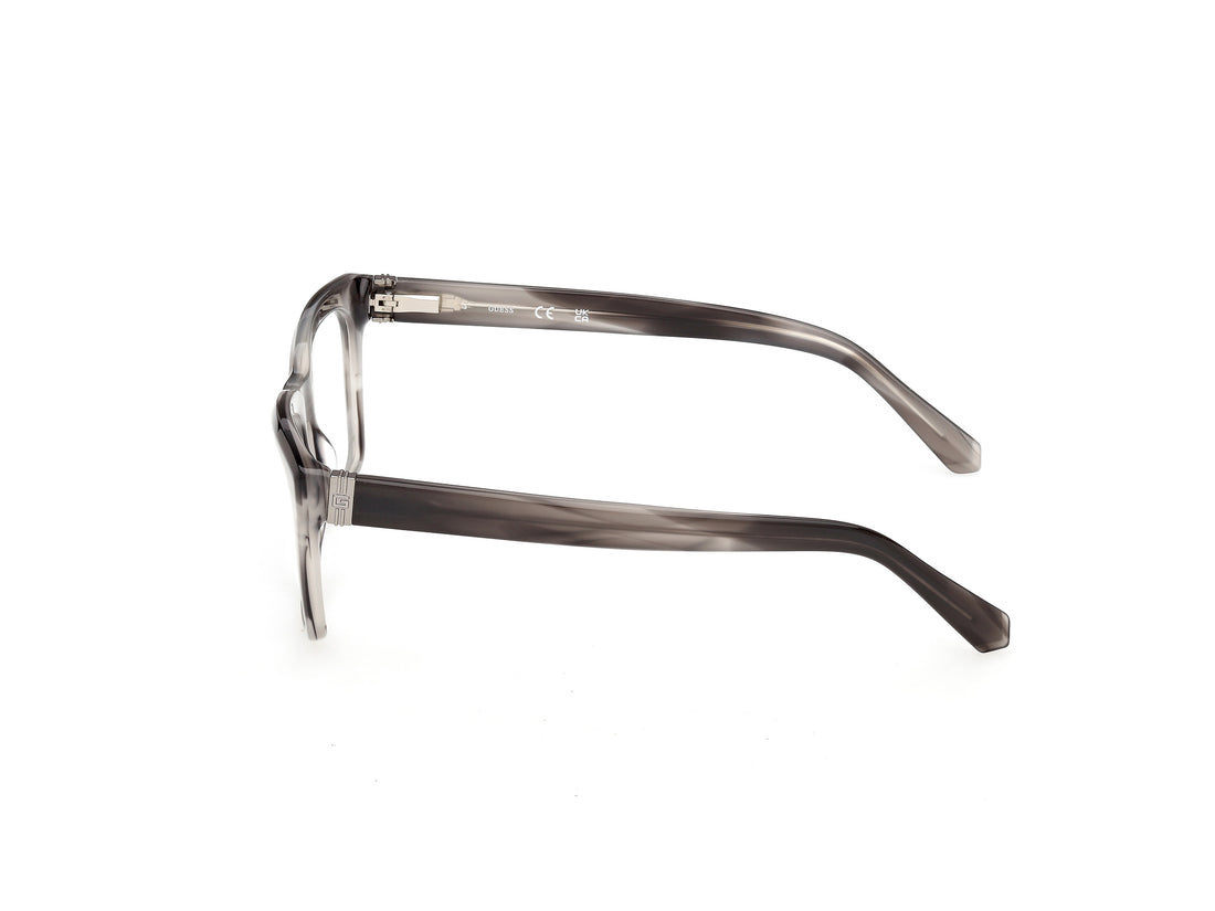 Lunettes de vue guess gu50365 020 gris rectangular masculino taille 53mm - Vue détaillée