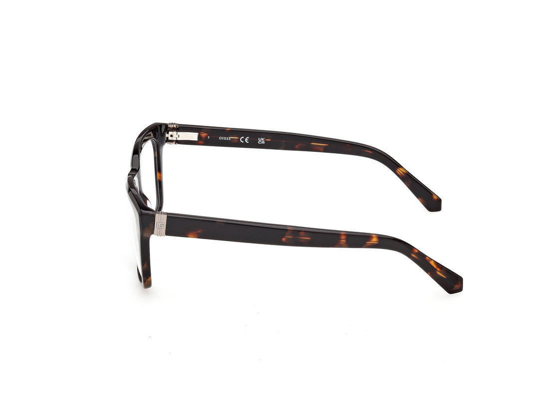 Lunettes de vue guess gu50365 052 havana rectangular masculino taille 53mm - Vue détaillée