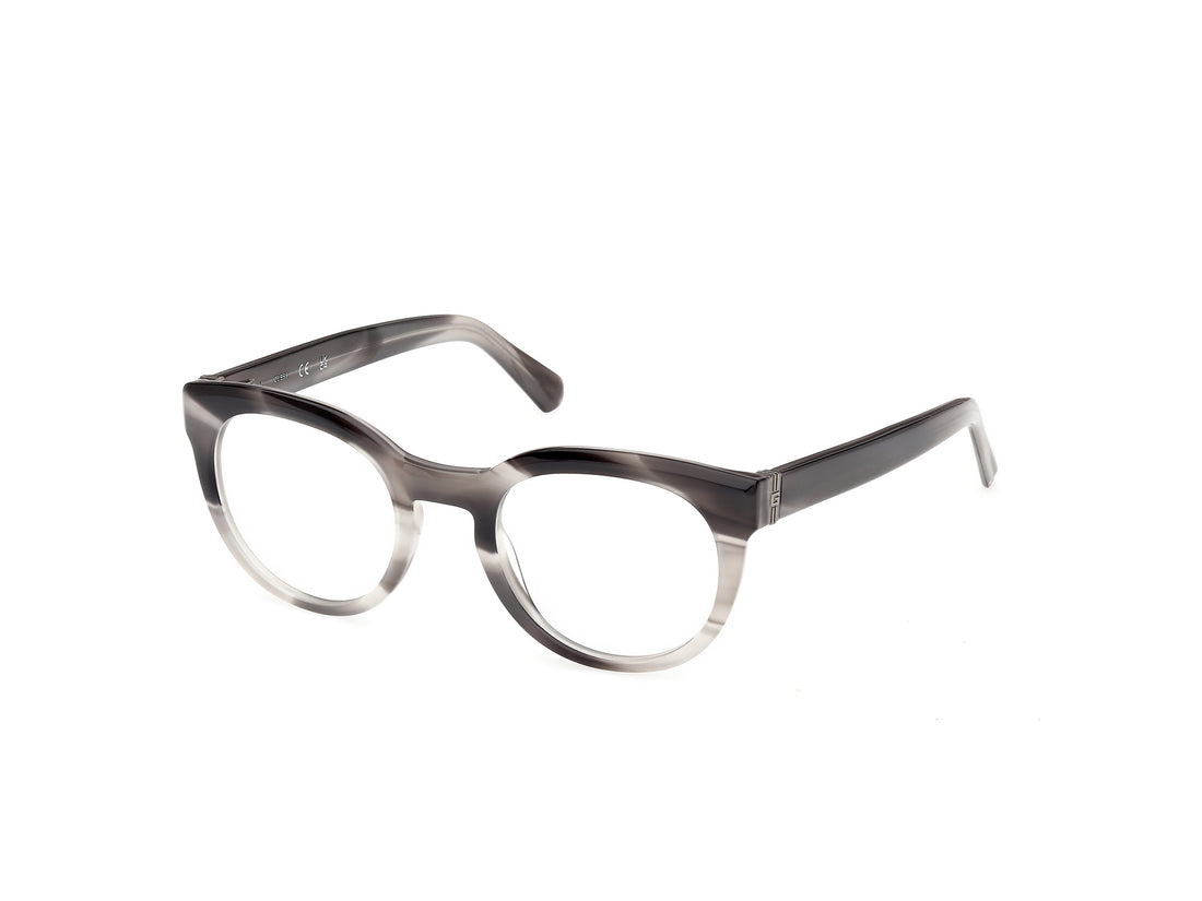 Occhiali da vista guess gu50366 020 gris round masculino taglia 49mm - Vista principale