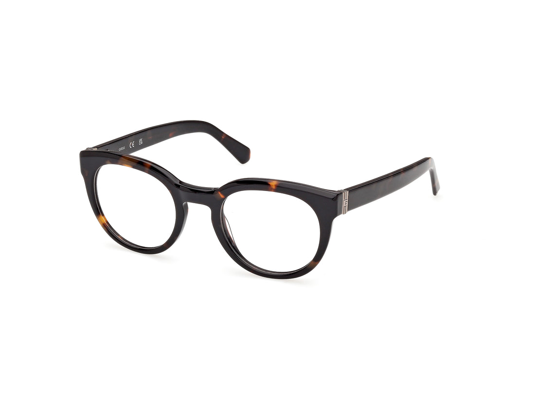 Occhiali da vista guess gu50366 052 havana round masculino taglia 49mm - Vista principale