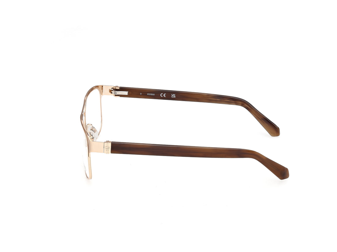 Occhiali da vista guess gu50367 032 dorado navigator masculino taglia 55mm - Vista dettagliata