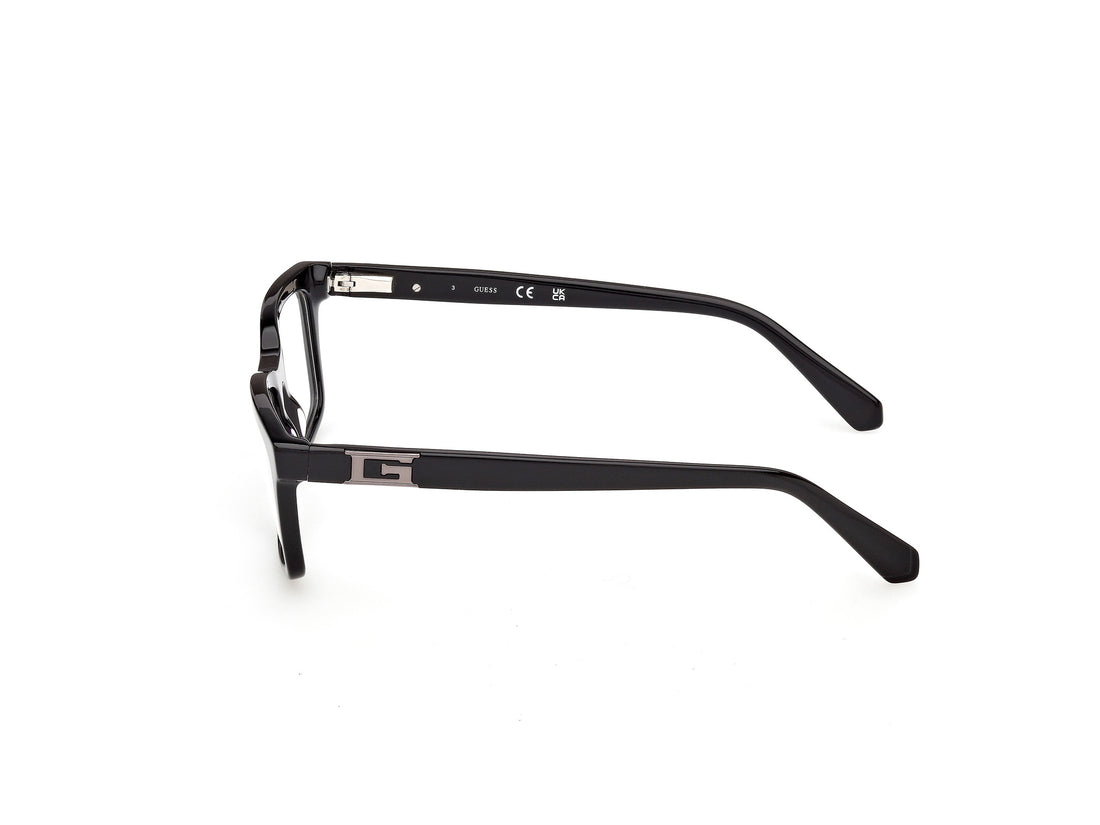 Occhiali da vista guess gu50368 001 negro rectangular masculino taglia 56mm - Vista dettagliata