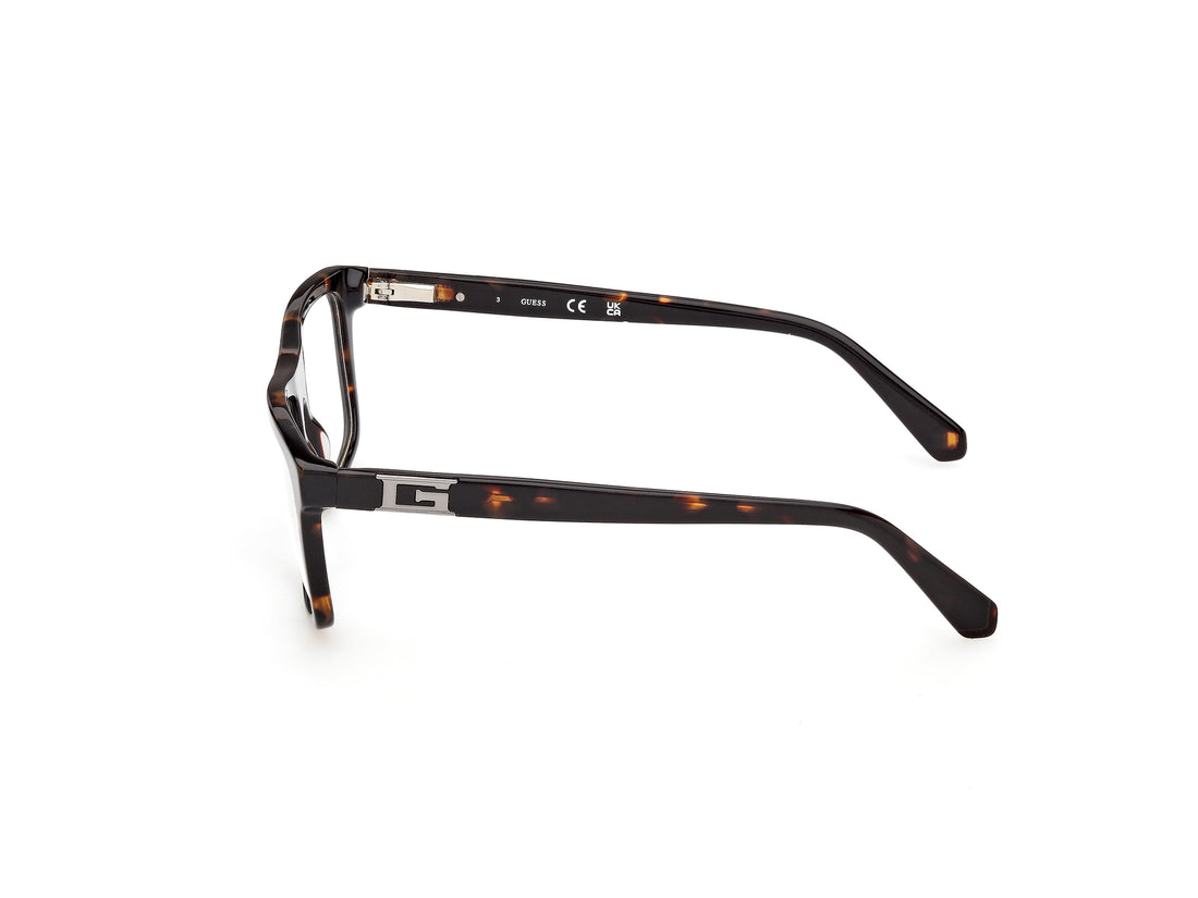 Brillen guess gu50369 052 havana square masculino größe 55mm - Detailansicht