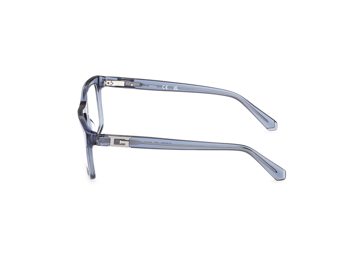 Occhiali da vista guess gu50369 090 azul square masculino taglia 55mm - Vista dettagliata