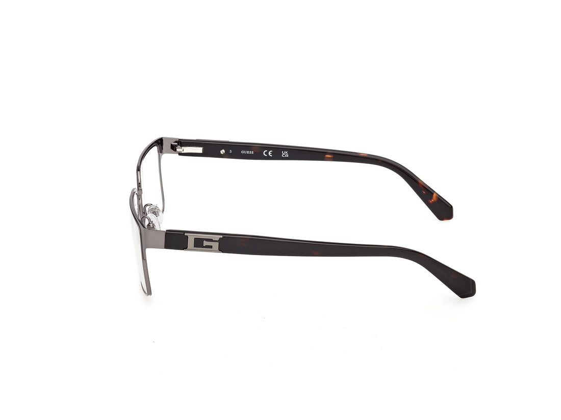 Brillen guess gu50370 007 plateado rectangular masculino größe 54mm - Detailansicht