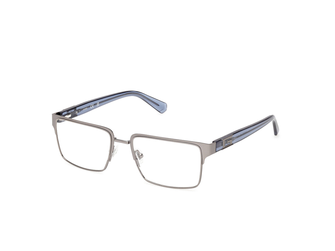Occhiali da vista guess gu50370 009 plateado rectangular masculino taglia 54mm - Vista principale