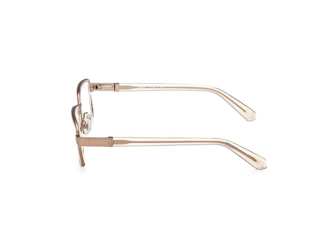 Lunettes de vue guess gu50371 045 marron rectangular masculino taille 54mm - Vue détaillée