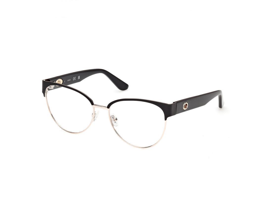 Occhiali da vista guess gu50382 002 negro round femenino taglia 55mm - Vista principale