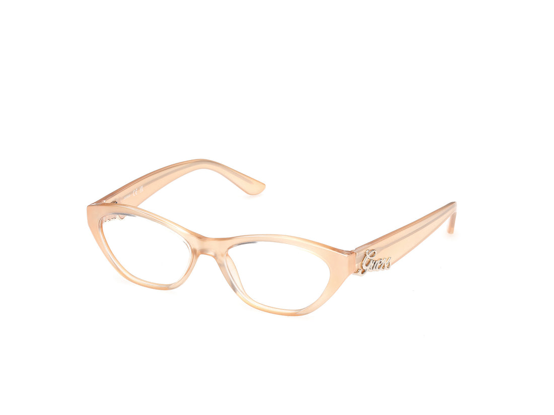 Óculos graduados guess gu50389 044 naranja cat eye femenino tamanho 52mm - Vista principal