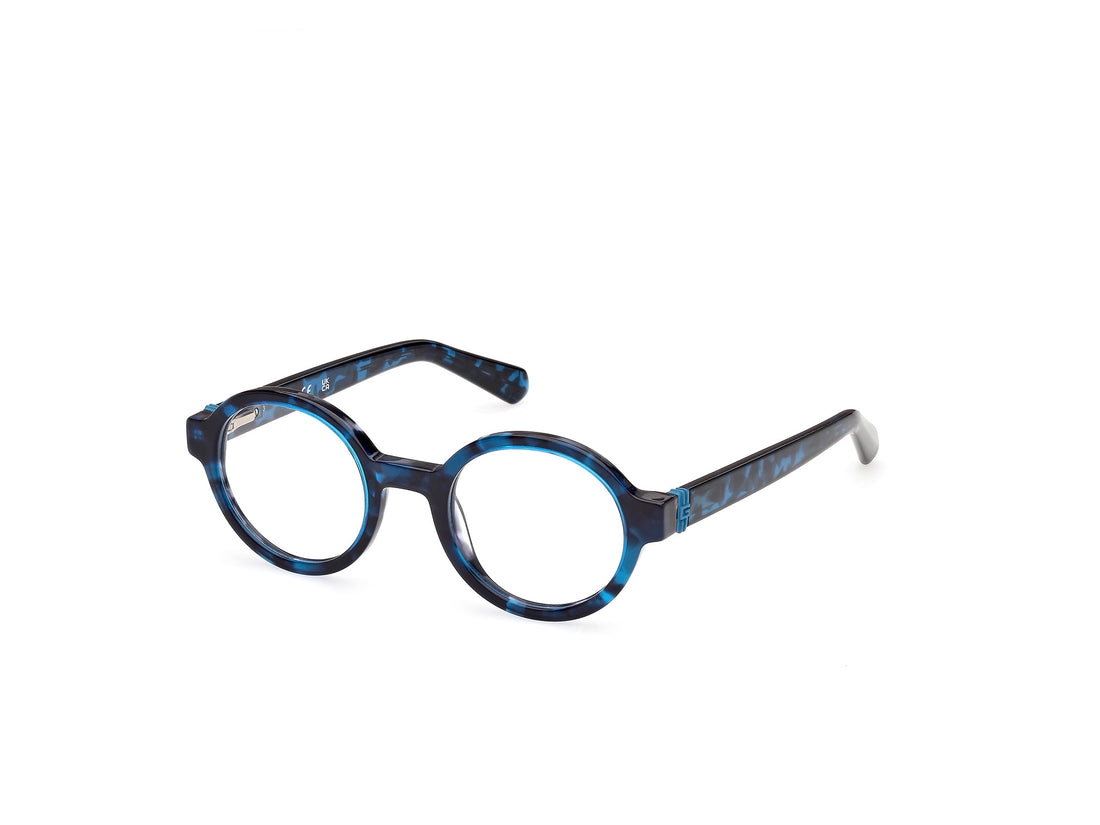 Óculos graduados guess gu50394 092 azul round masculino tamanho 43mm - Vista principal