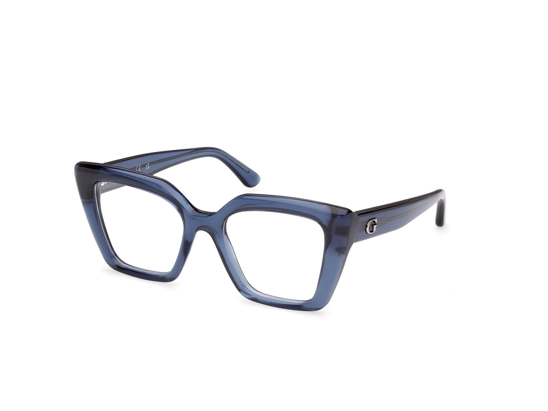 Briller guess gu50436 090 azul square femenino størrelse 51mm - Hovedvisning