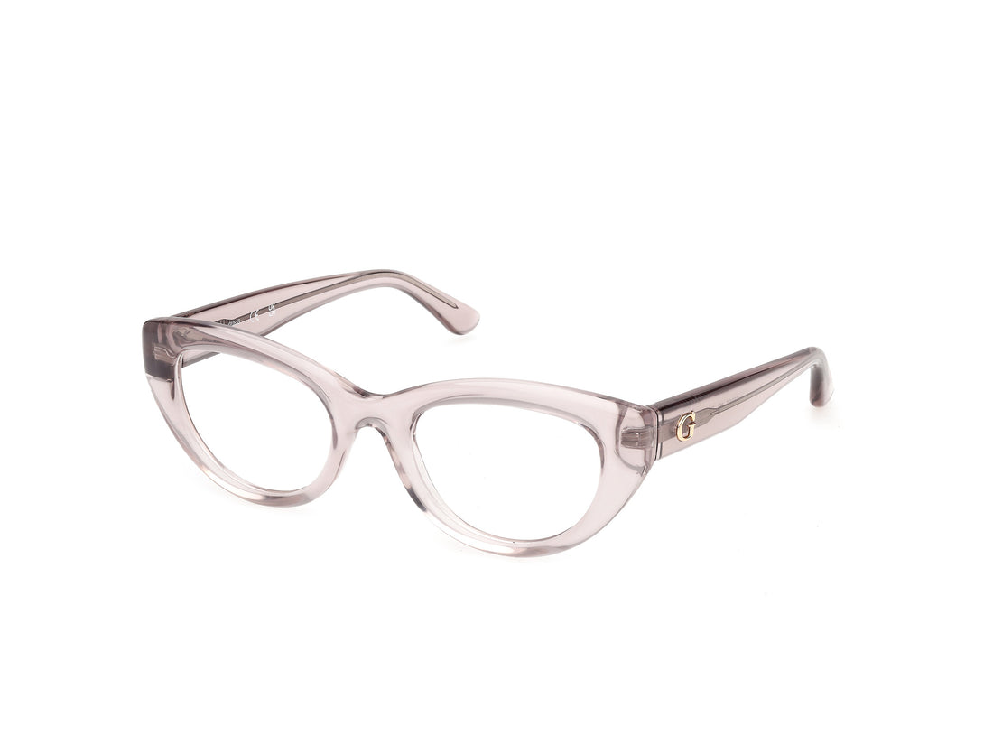 Briller guess gu50437 057 beige cat eye femenino størrelse 52mm - Hovedvisning