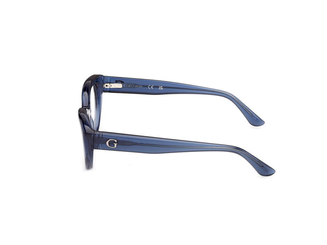 Briller guess gu50437 090 azul cat eye femenino størrelse 52mm - Detaljeret visning
