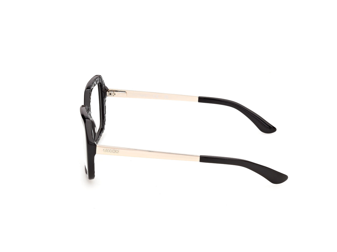 Briller guess gu50440 001 negro rectangular femenino størrelse 52mm - Detaljeret visning