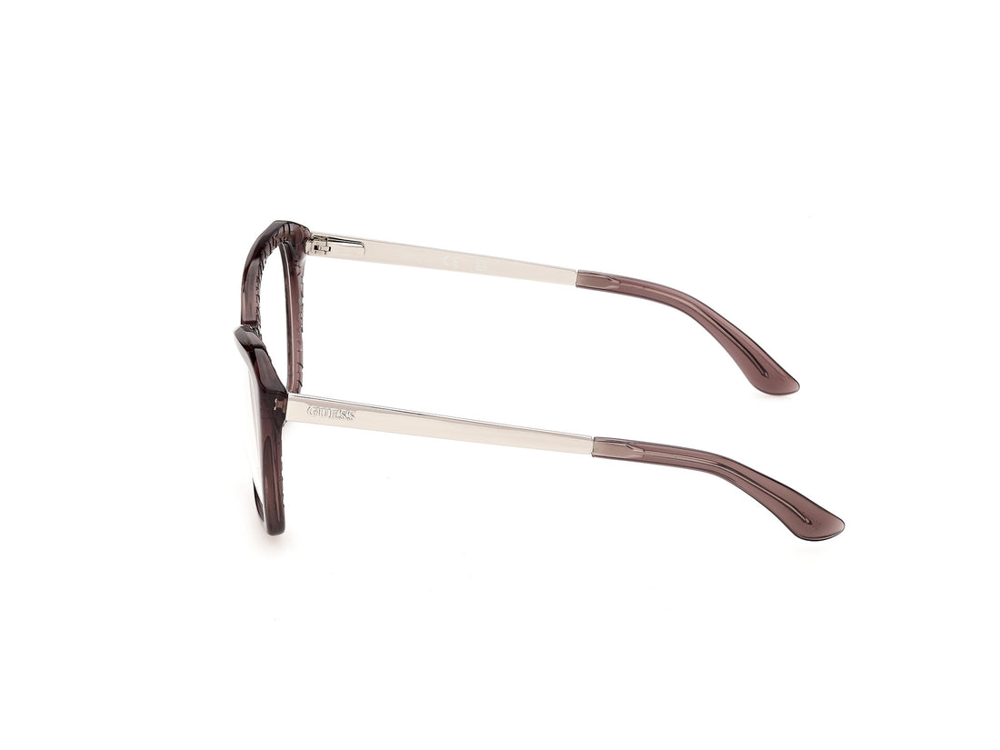 Briller guess gu50441 048 marron geometric femenino størrelse 54mm - Detaljeret visning