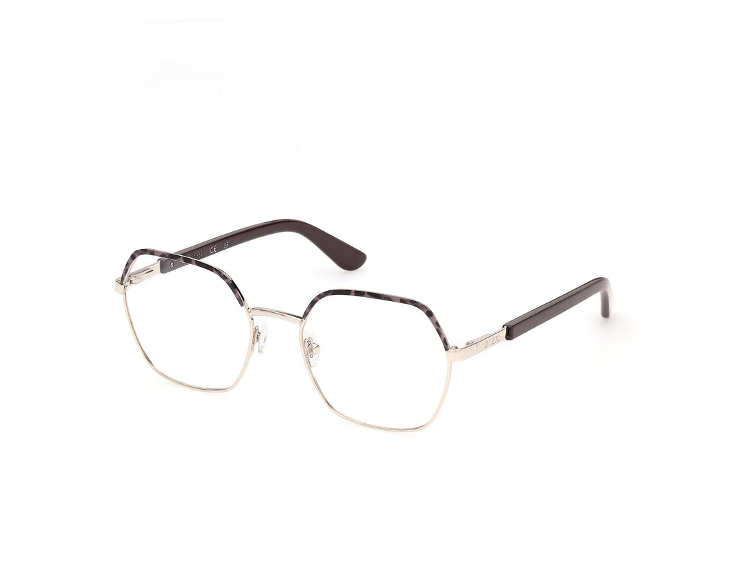 Briller guess gu50443 050 marron geometric femenino størrelse 55mm - Hovedvisning