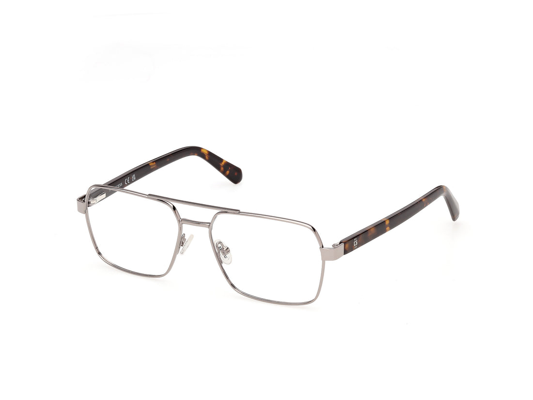 Briller guess gu50449 008 plateado navigator masculino størrelse 56mm - Hovedvisning