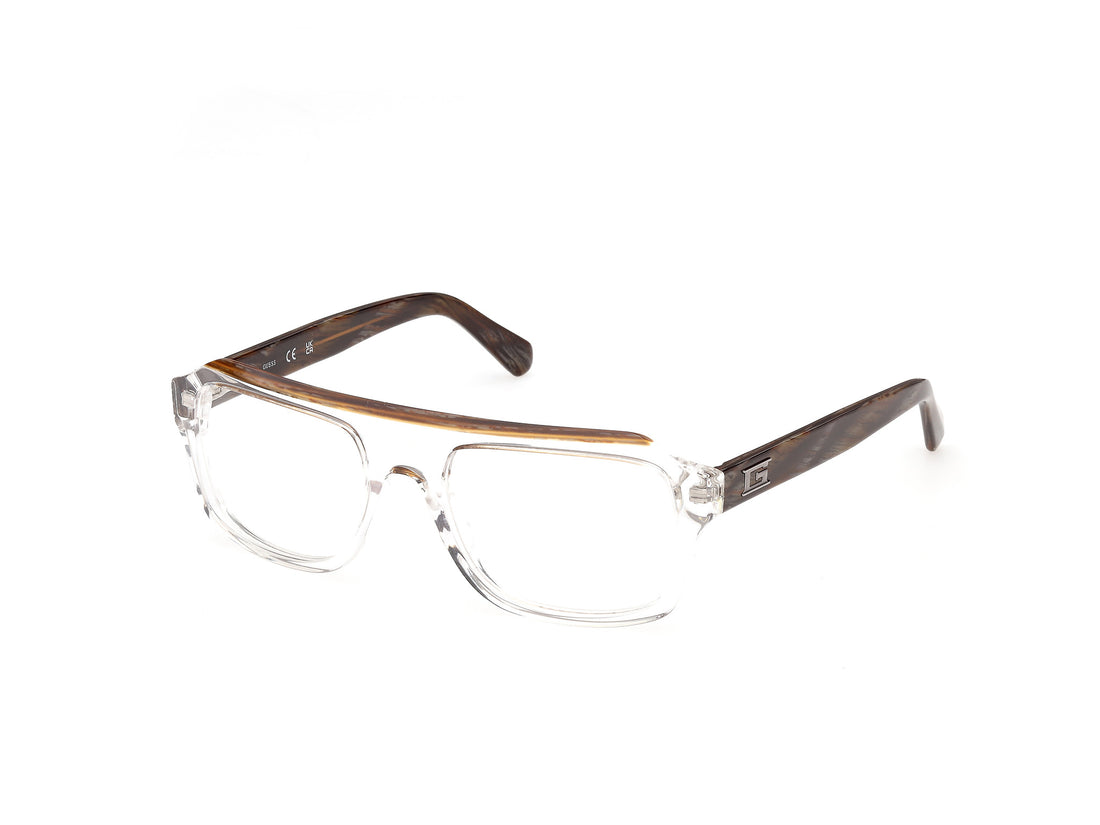 Briller guess gu50451 026 transparente rectangular masculino størrelse 54mm - Hovedvisning
