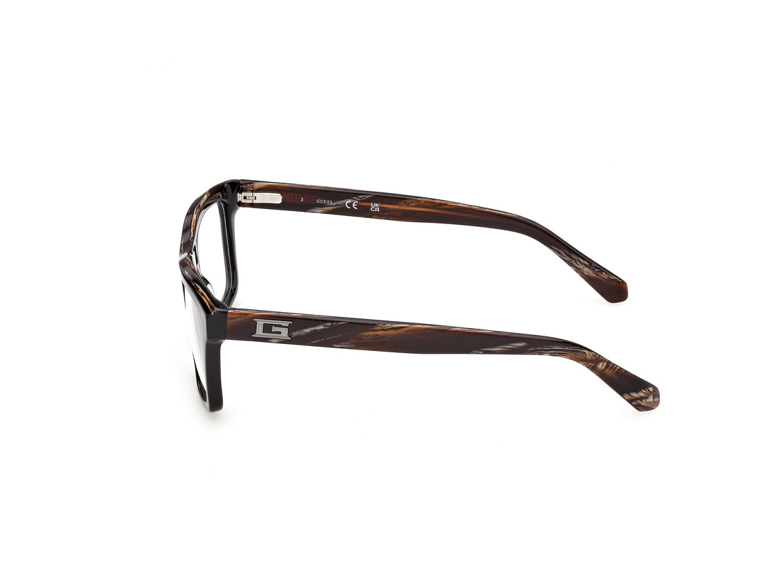 Briller guess gu50452 001 negro rectangular masculino størrelse 55mm - Detaljeret visning