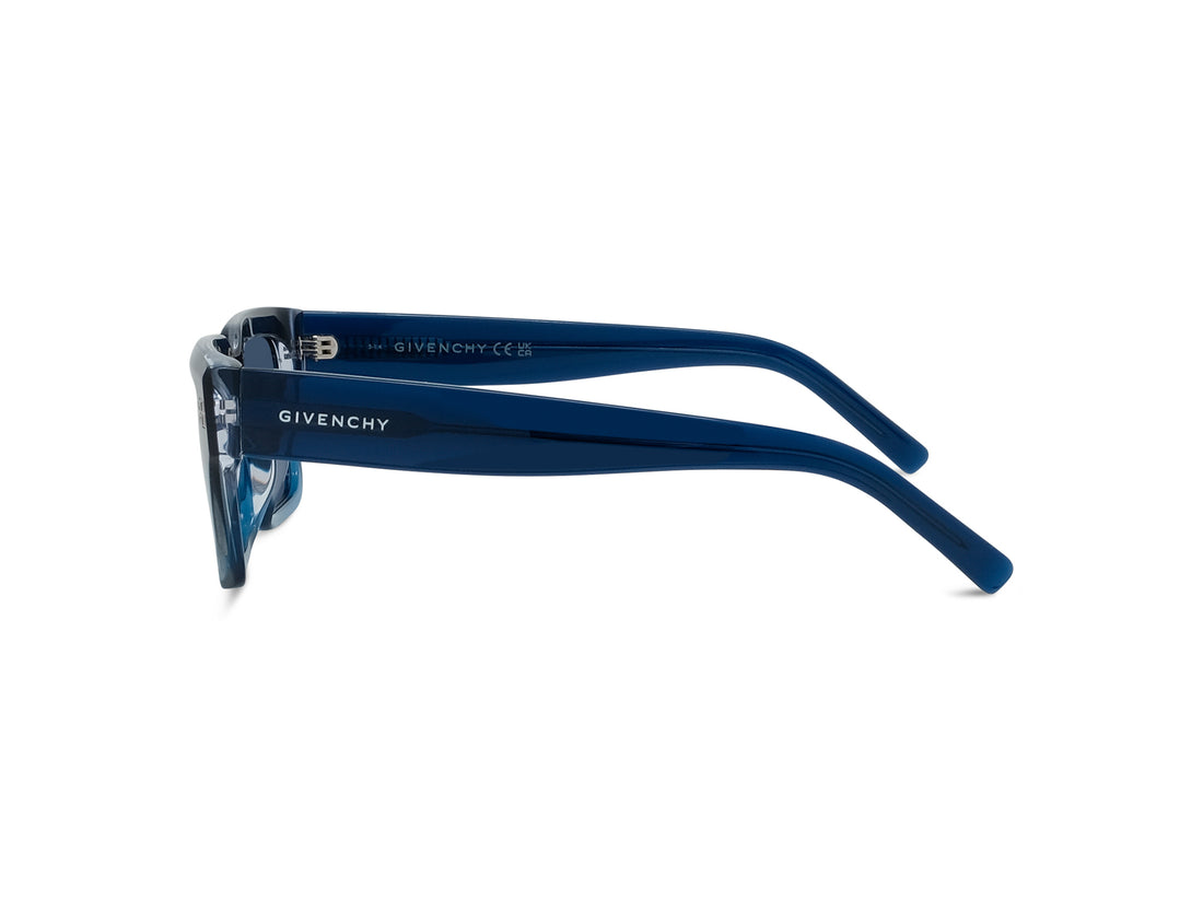 Óculos de sol givenchy gv day gv40039u 90v blue geometric masculino tamanho 53mm - Vista de detalhe