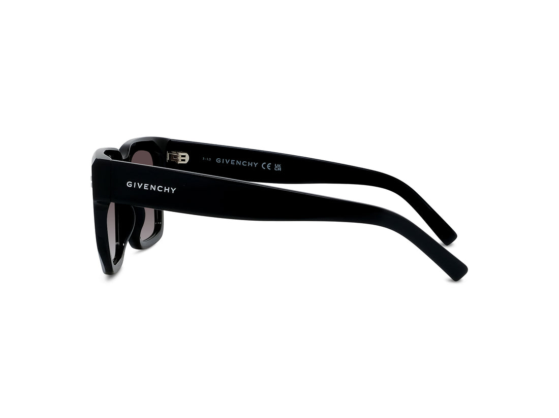 Óculos de sol givenchy gv day gv40060i 01b black square masculino tamanho 55mm - Vista de detalhe