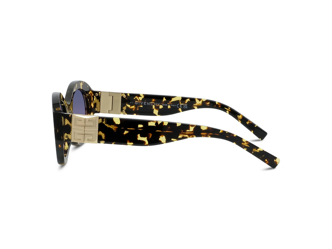 Óculos de sol givenchy 4g gv40091i 55w havana oval femenino tamanho 52mm - Vista de detalhe