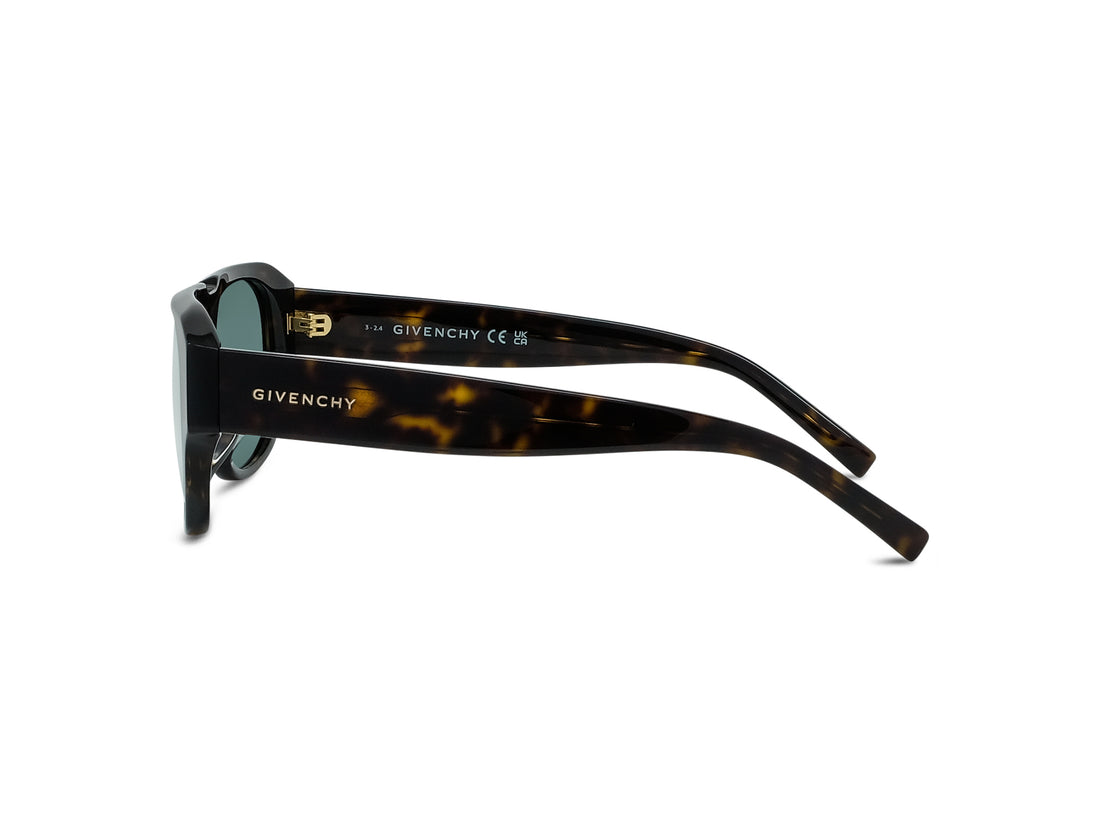 Óculos de sol givenchy gv day gv40115u 52n havana geometric masculino tamanho 55mm - Vista de detalhe
