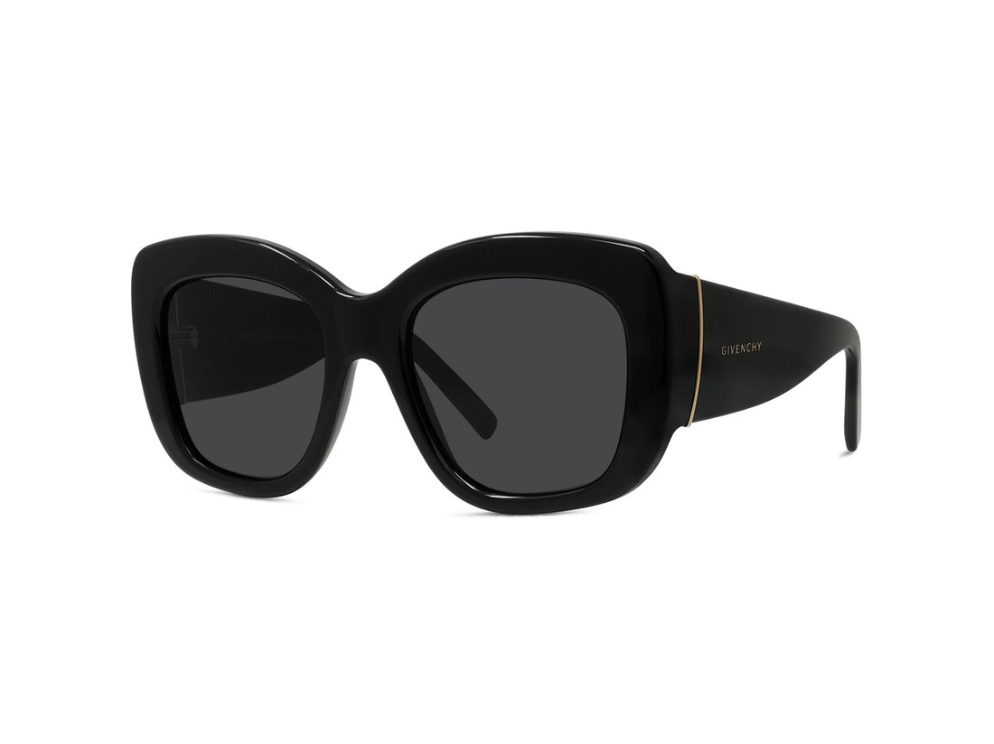 Óculos de sol givenchy bold gv40127i 01a black butterfly femenino tamanho 53mm - Vista principal