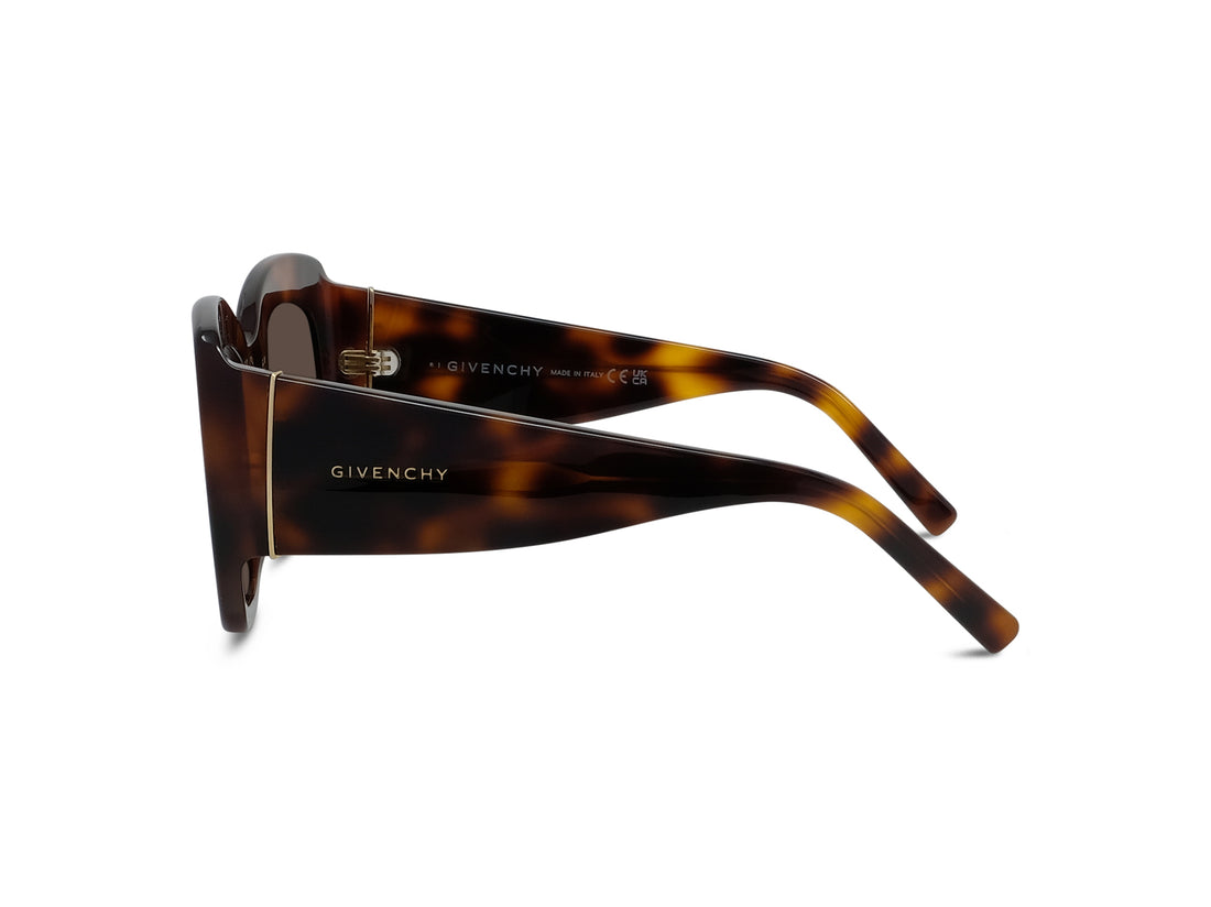 Óculos de sol givenchy bold gv40127i 53e havana butterfly femenino tamanho 53mm - Vista de detalhe