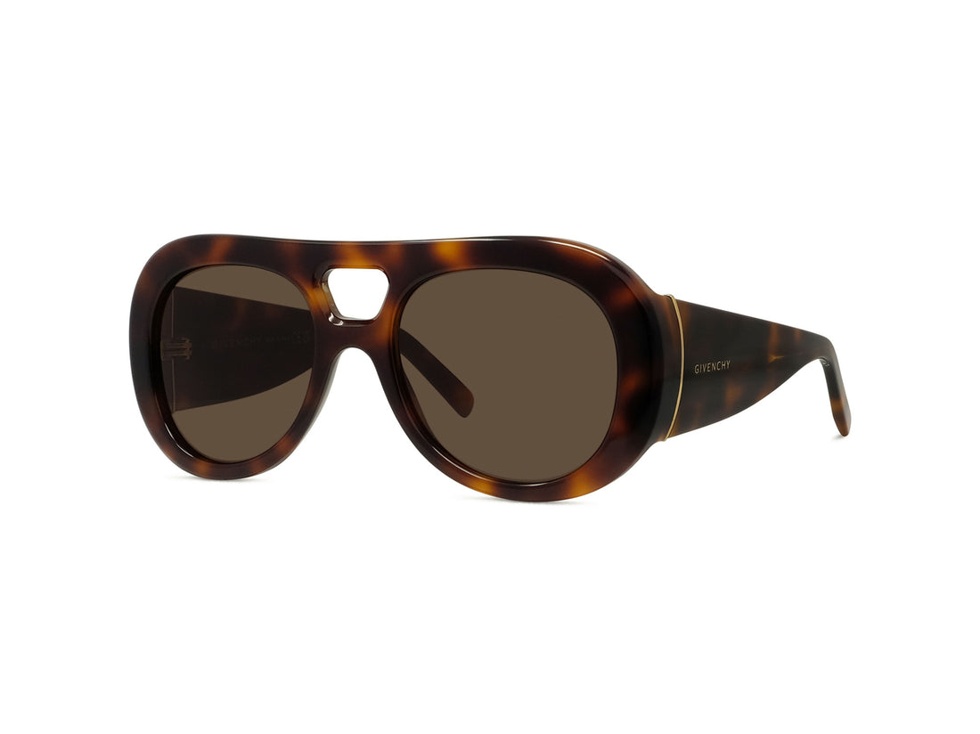 Óculos de sol givenchy bold gv40128i 53e havana round femenino tamanho 53mm - Vista principal