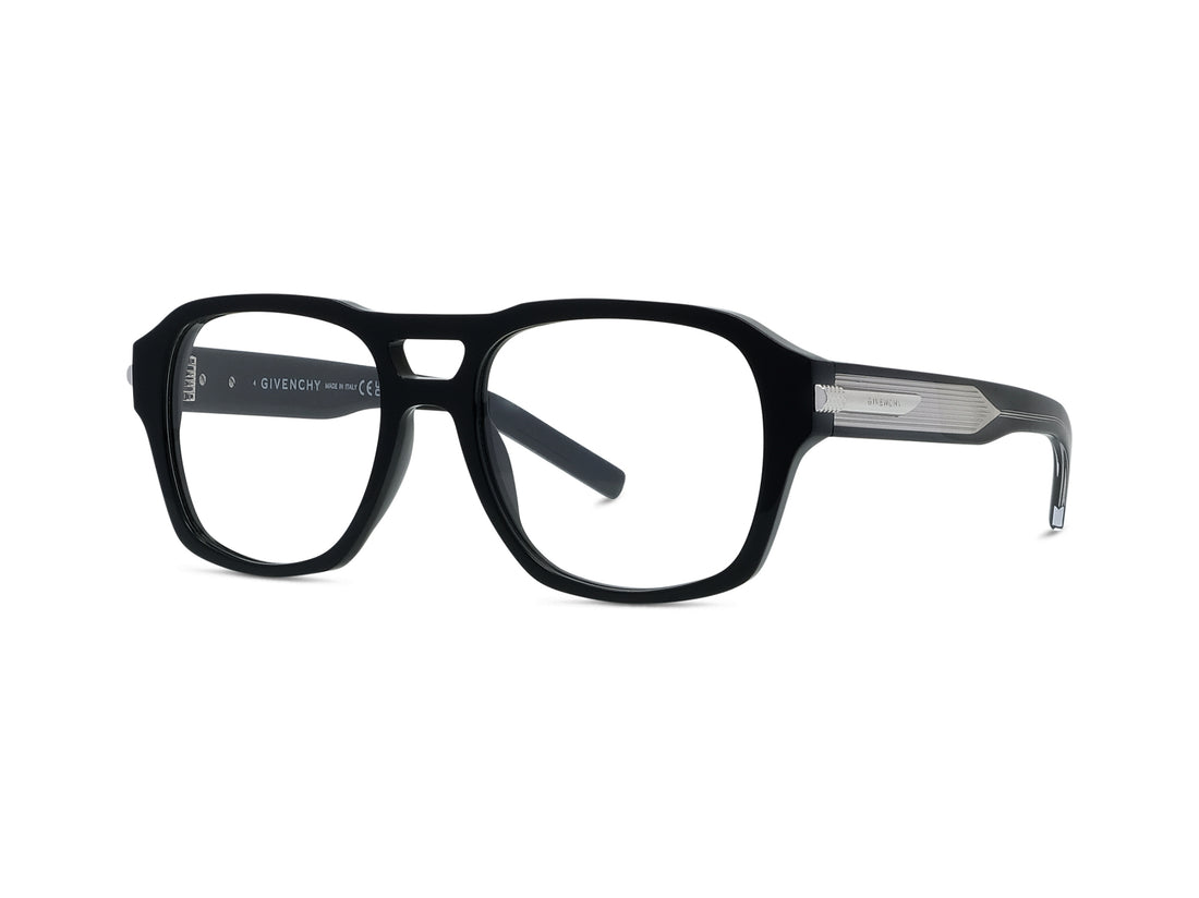 Lunettes de vue givenchy gv one gv50081i 001 black geometric masculino taille 53mm - Vue principale