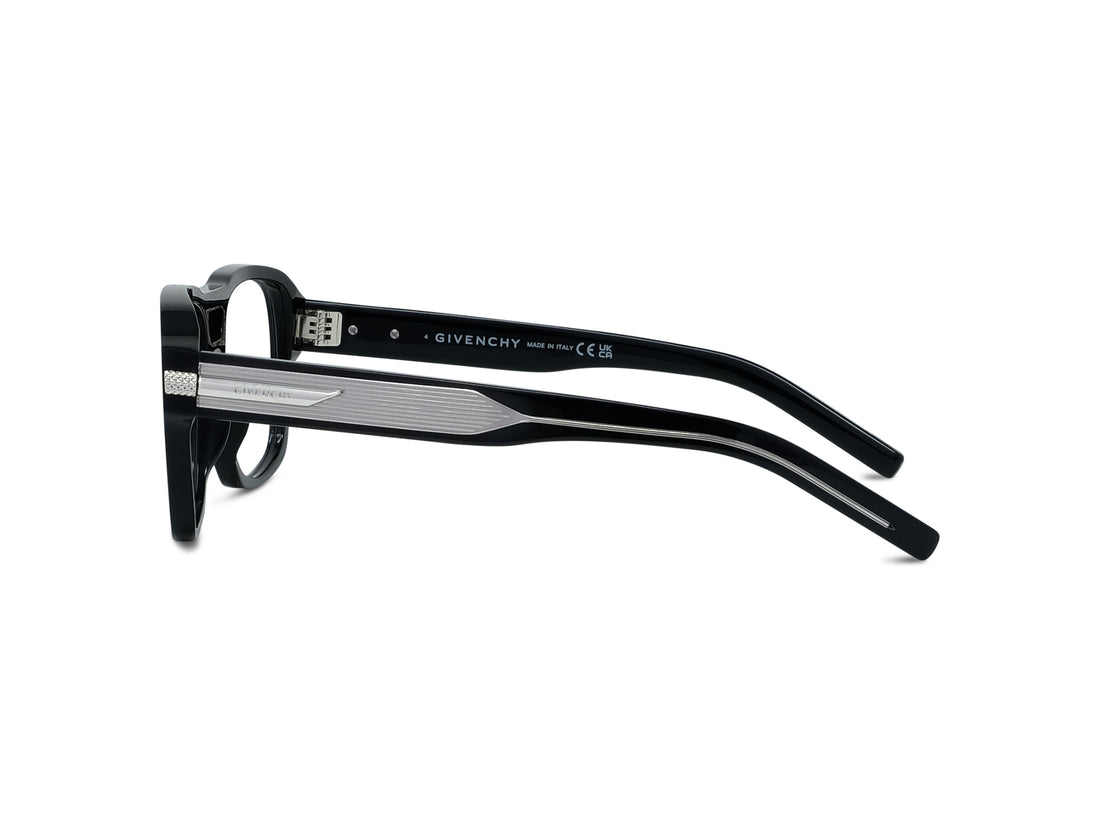 Lunettes de vue givenchy gv one gv50081i 001 black geometric masculino taille 53mm - Vue détaillée