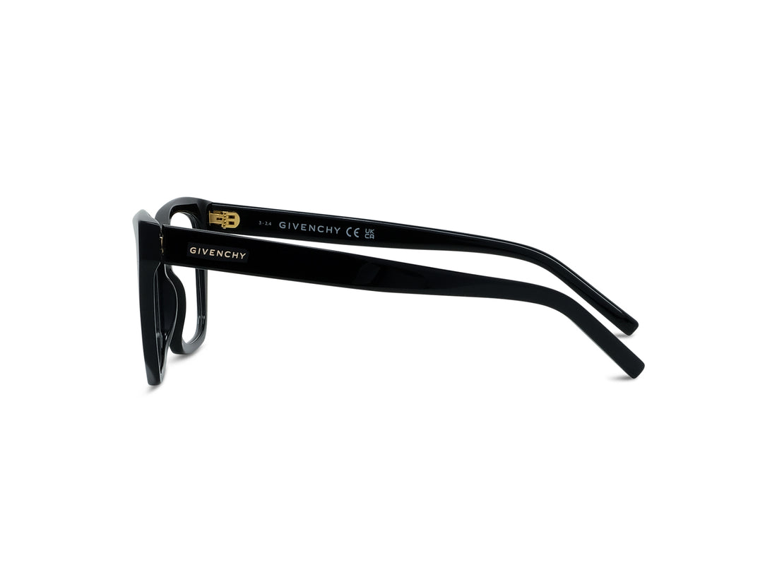 Lunettes de vue givenchy gv day gv50088i 001 black geometric femenino taille 54mm - Vue détaillée