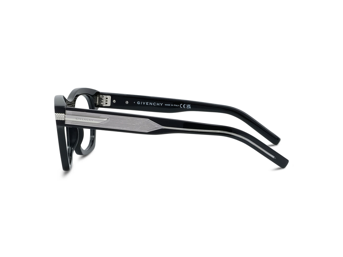 Lunettes de vue givenchy gv one gv50090i 001 black geometric masculino taille 51mm - Vue détaillée