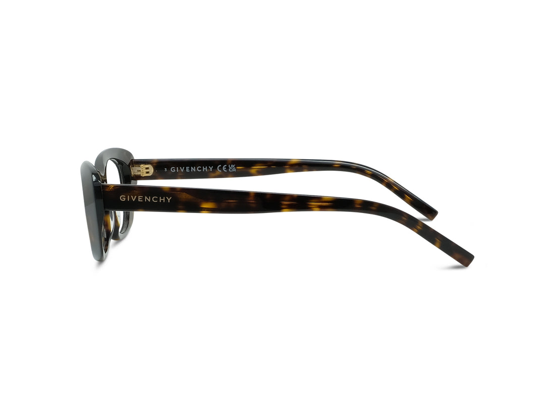 Lunettes de vue givenchy city gv50097i 052 havana cat eye femenino taille 53mm - Vue détaillée