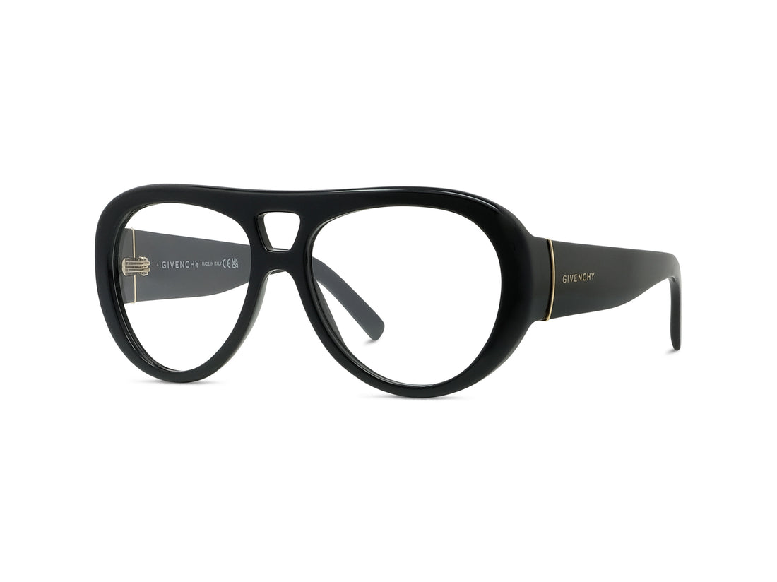 Occhiali da vista givenchy bold gv50100i 001 black pilot femenino taglia 55mm - Vista principale
