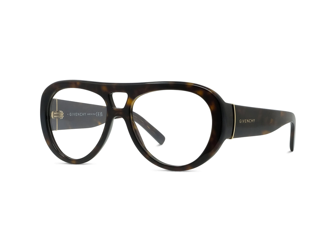 Lunettes de vue givenchy bold gv50100i 052 havana pilot femenino taille 55mm - Vue principale