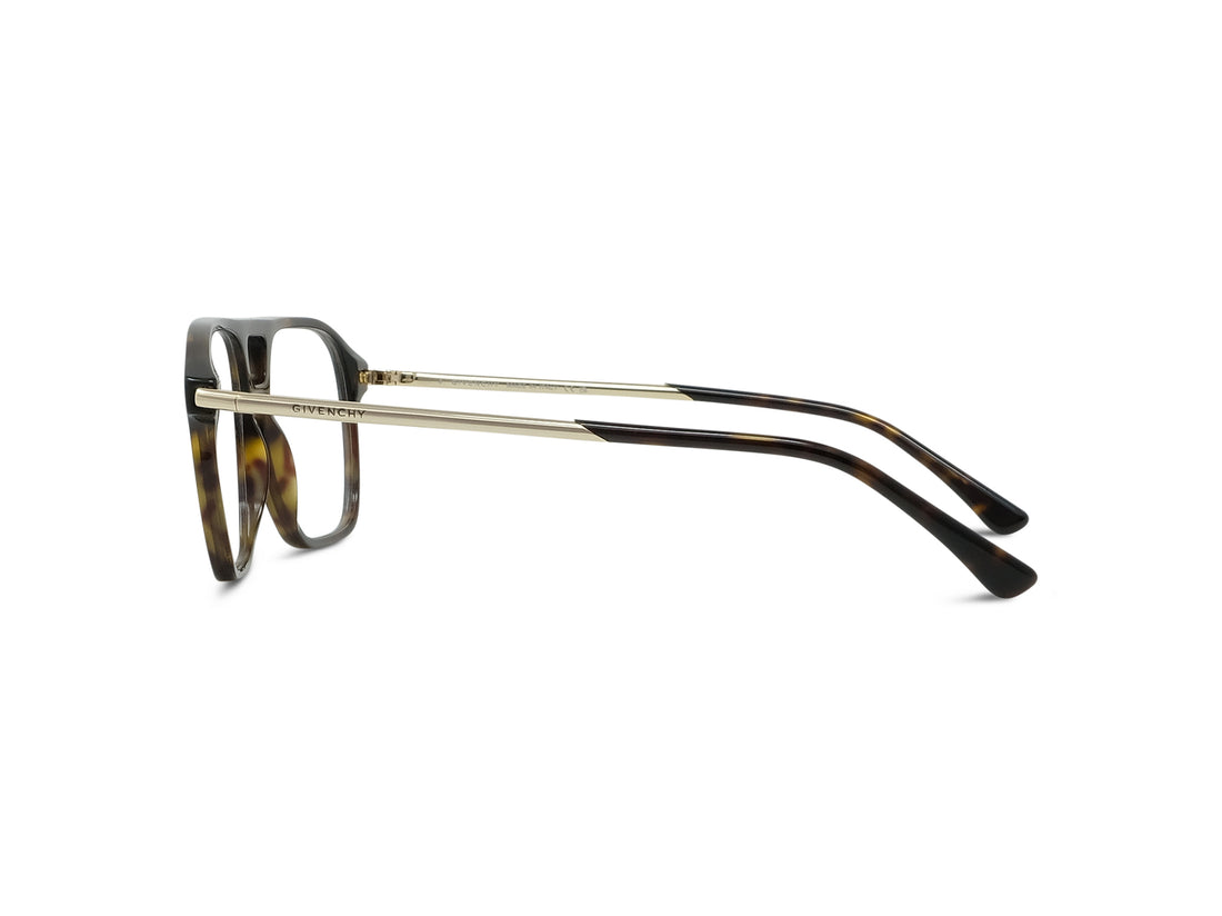 Lunettes de vue givenchy day gv50103i 052 havana geometric masculino taille 54mm - Vue détaillée