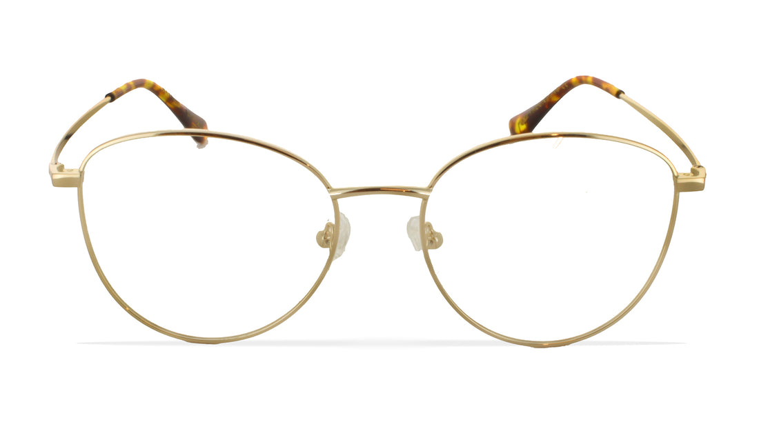 Prescription glasses greyhounders hatsune gold dorado round femenino size 53mm - Detailed view