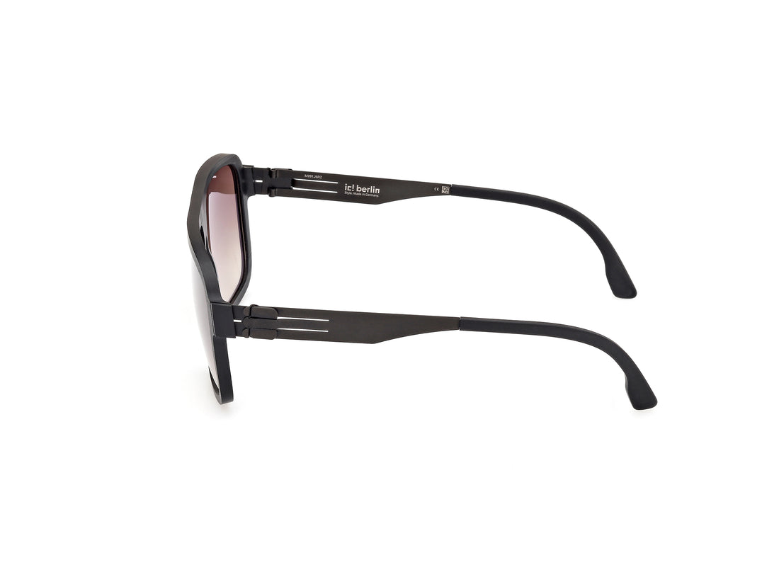 Gafas de sol ic! berlin ic0005 egon 02f negro square masculino talla 61mm - Vista de detalle