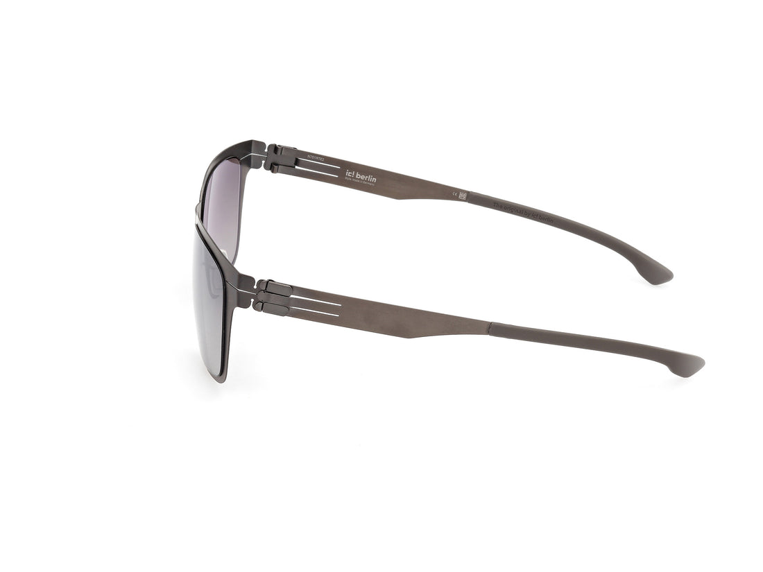 Gafas de sol ic! berlin ic0018 tanner 002 negro rectangular unisex talla 57mm - Vista de detalle